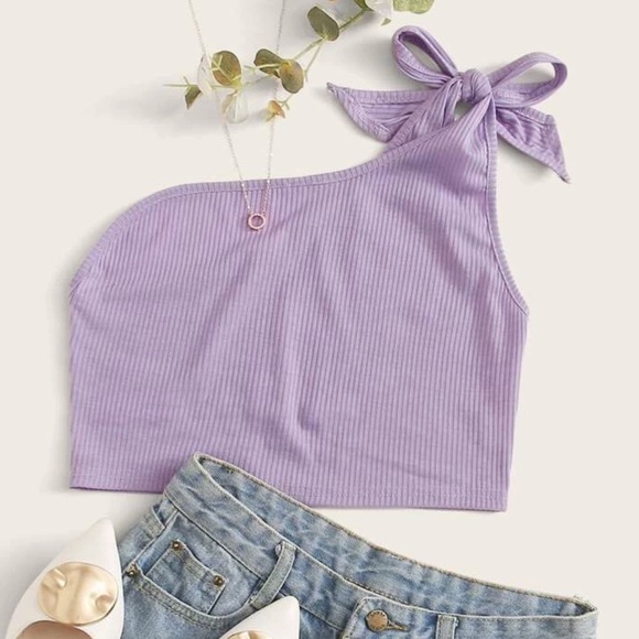 SHEIN Tops - Lavender Crop Top 🌸